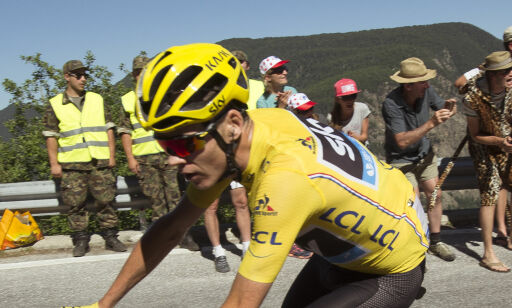 Chris Froome angrepet på trening