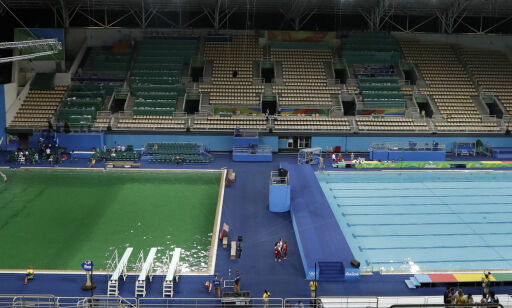 Arrangøren: Derfor skiftet Rio-vannet plutselig farge
