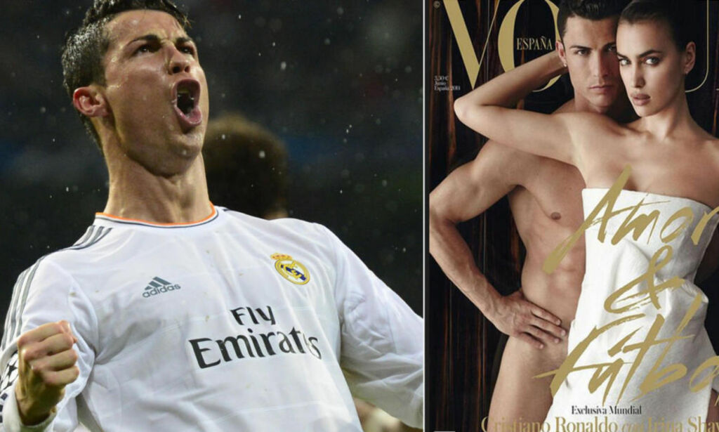 Ronaldo splitter naken på forsida av Vogue