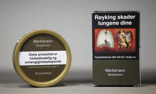 Snusing er ikke like farlig som røyking