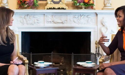 Trodde du Hillarys antrekk sa alt? Sjekk Michelle Obamas kjole
