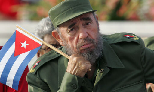 Cuban President Fidel Castro listens to a speaker during the May Day parade in Havana's Revolution Square in this May 1, 2005 file photo. Ailing Cuban leader Fidel Castro said on February 19, 2008 that he will not return to lead the country, retiring as head of state 49 years after he seized power in an armed revolution. REUTERS/Claudia Daut/Files (CUBA)