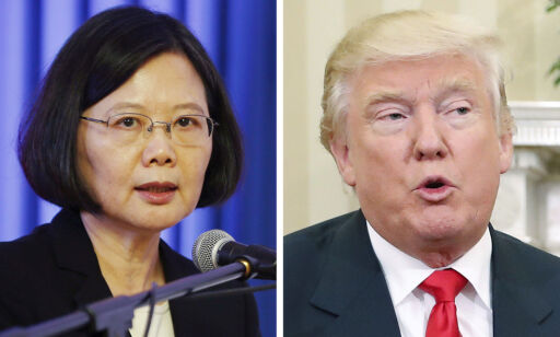 Kina misliker taiwansk nærvær under Trumps innsettelse