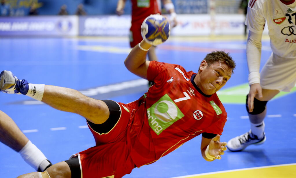 Albertville, Frankrike 20170124.
Håndball VM Frankrike menn.
Kvartfinale Norge-Ungarn
Joakim Hykkerud mot Ungarn.
Foto: Vidar Ruud / NTB scanpix