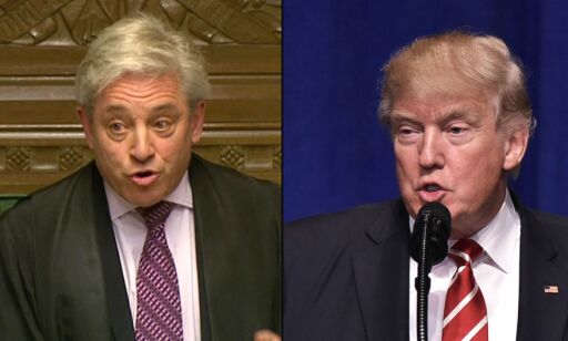 John Bercow vil nekte Trump å tale til britiske politikere