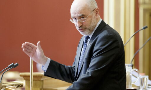 Oslo 20170131.
Dag Terje Andersen (Ap) under debatten om forvaltning av ulv i Stortinget.
Foto: Gorm Kallestad / NTB scanpix