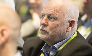 Gardermoen 20170426.
TV-pastor Jan Hanvold fra Visjon Norge lytter til i debatten §'Religion, politikk, frivillighet» som arrangeres av KNIF på Gardermoen utenfor Oslo onsdag formiddag.
Foto: Håkon Mosvold Larsen / NTB scanpix