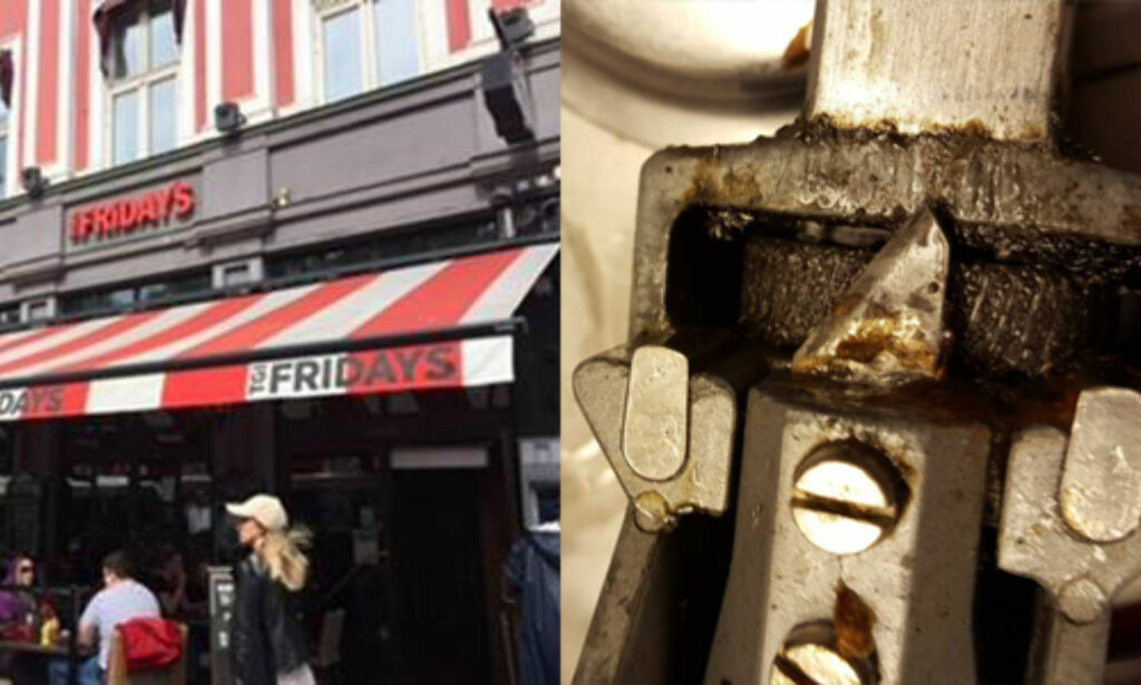 Stengte TGI Friday's med øyeblikkelig virkning
