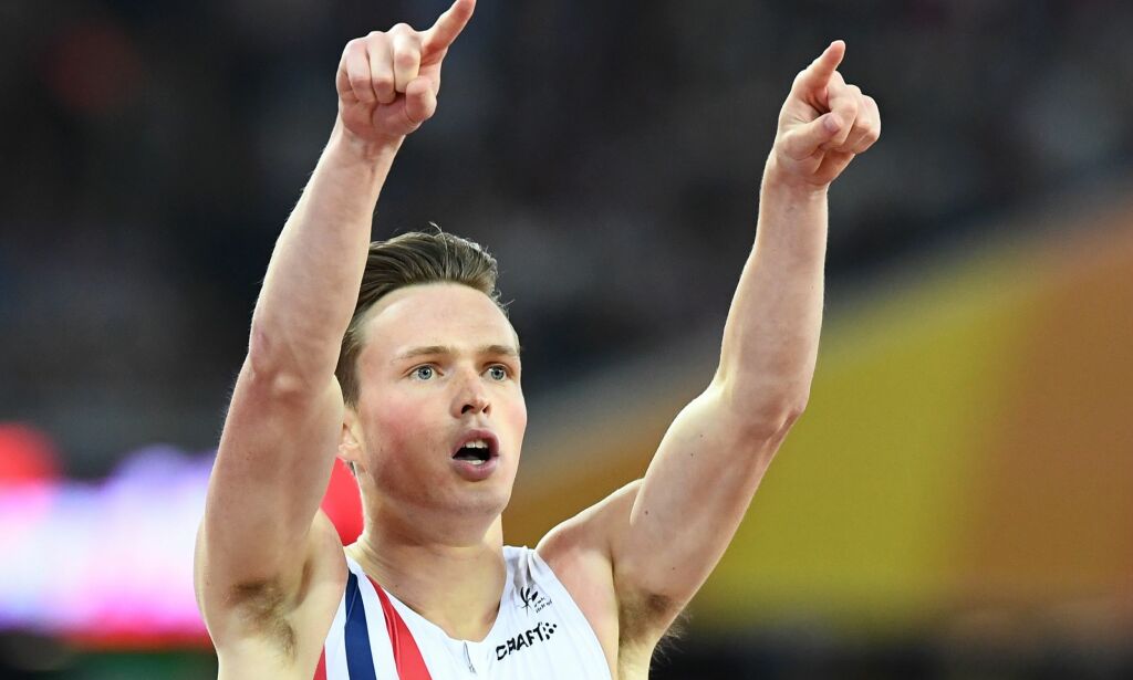 Historisk Warholm er verdensmester på 400 meter hekk