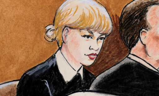 Latterliggjøres for rettstegning av Taylor Swift. Nå tar tegneren bladet fra munnen