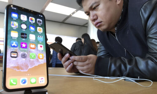 Den nye iPhone X-skjermen tåler ikke kulde