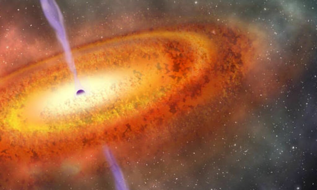 Forskere har oppdaget et svart hull som kan omskrive universets historie