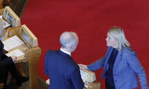 Slik trosset Listhaug Erna
