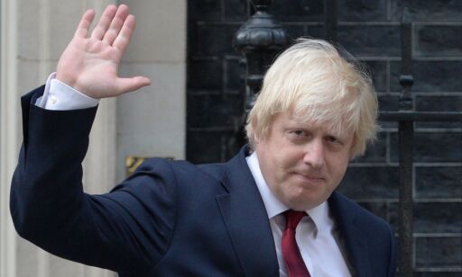 (FILES) In this file photo taken on July 13, 2016 Newly appointed Foreign Secretary Boris Johnson waves as he leaves 10 Downing Street in central Londonafter new British Prime Minister Theresa May took office.
British Foreign Secretary Boris Johnson has resigned, Downing Street said in a statement on July 9, 2018, hours after Brexit minister David Davis stepped down. / AFP PHOTO / OLI SCARFF