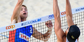 Historisk seier: - Et stort øyeblikk for norsk sandvolleyball