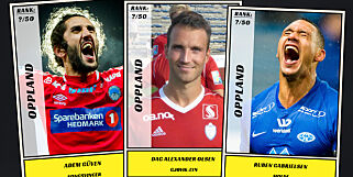 Dagbladet kårer de 50 beste fotballspillerne fra Oppland